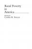 Rural Poverty in America