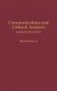 Communications and Cultural Analysis