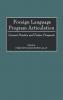 Foreign Language Program Articulation