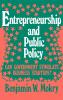 Entrepreneurship and Public Policy