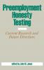 Preemployment Honesty Testing