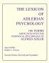 The Lexicon of Adlerian Psychology