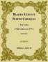 Bladen County North Carolina Tax Lists