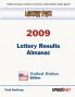 Lottery Post 2009 Lottery Results Almanac United States Edition