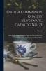 Oneida Community Quality Silverware Catalog No. 25