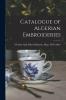Catalogue of Algerian Embroideries