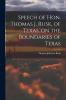 Speech of Hon. Thomas J. Rusk of Texas on the Boundaries of Texas