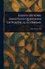 Essays on Some Unsettled Questions of Political Economy