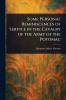 Some Personal Reminiscences of Service in the Cavalry of the Army of the Potomac