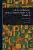 List of Books Published by Chatto & Windus
