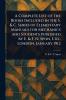 Complete List of the Books Included in the S. & C. Series of Elementary Manuals for Mechanics and Students Published by E. & F. N. Spon Ltd. London. January 1912