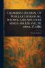 Chambers's Journal of Popular Literature Science and Art Fifth Series No. 120 Vol. III April 17 1886