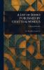 List of Books PUBLISHED BY CHATTO & WINDUS