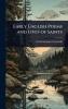 Early English Poems and Lives of Saints