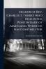 Memoir of Rev. Charles T. Torrey who Died in the Penitentiary of Maryland Where he was Confined For