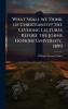 What Shall we Think of Christianity? The Levering Lectures Before the Johns Hopkins University 1899