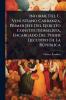 Informe Del C. Venustiano Carranza Primer Jefe Del Ejercito Constitutionalista Encargado Del Poder Ejecutivo De La Republica
