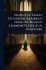 Manual of Family Devotions Arranged From the Book of Common Prayer by A. Duncombe