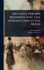 Oeuvres E Philippe Desportes Avec Une Introduction Et Des Notes