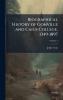 Biographical History of Gonville and Caius College 1349-1897