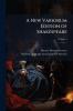 New Variorum Edition of Shakespeare