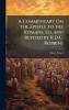 Commentary On the Epistle to the Romans Ed. and Revised by R.D.C. Robbins