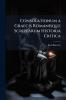 Consolationum a Graecis Romanisque Scriptarum Historia Critica