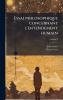 Essai philosophique concernant l'entendement humain