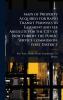 Maps of Property Acquired for Rapid Transit Purposes in Easement and fee Absolute for the City of New York by the Public Service Commission First District