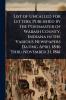 List of Uncalled for Letters; Published by the Postmaster of Wabash County Indiana in the Various Newspapers Dating April 1846 Thru November 21 1861