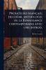 Prosateurs français; deuzième anthologie de la Renaissance contemporaine avec une introd.