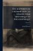 Des rapports de l'homme avec le dÃ©mon; essai historique et philosophique