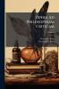 Opera Ad Philosophiam Criticam