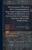 Programme DÃ©taillÃ© Des Connaissances MathÃ©matiques ExigÃ©es Pour L'admission Aux Ãcoles Polytechnique Navale Militaire ForestiÃ¨re ...
