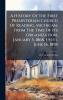A History Of The First Presbyterian Church Of Reading Michigan From The Time Of Its Organization January 5 1868 Until June 16 1895