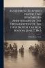 An Address Delivered On The Two Hundredth Anniversary Of The Organization Of The First Baptist Church Boston June 7 1865