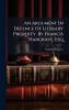 An Argument In Defence Of Literary Property. By Francis Hargrave Esq