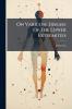 On Varicose Disease Of The Lower Extremities