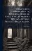 Compendio HistÃ³rico De La ReligiÃ³n Desde La CreaciÃ³n Del Mundo Hasta El Estado Presente De La Iglesia