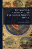 Beytrage zur Geschichte der Philosophie Drittes Stueck