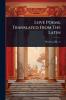 Love Poems Translated From The Latin