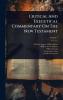 Critical And Exegetical Commentary On The New Testament