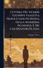 Lettera Del Signor Giuseppe Valletta Napoletano In Difesa Della Moderna Filosofia E De' Coltivatori Di Essa