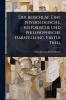 Beischlaf. Eine physiologische historische und philosophische Darstellung Erster Theil