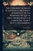 Diccionario Sagrado Ã Catàlogo HistÃ3rico AlfabÃ(c)tico De Las Personas De Que Se Hace Mencion En Los Libros Del Viejo Y Nuevo Testamento