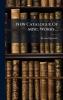 New Catalogue Of Misc. Works ...