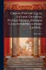 Omnia Pindari Quae Extant Olympia Pythia Nemea Isthmia Cum Interpretatione Latina...