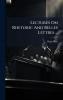 Lectures On Rhetoric And Belles Lettres ...