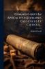 Commentarius In Apocalypsin Johannis Exegeticus Et Criticus...