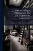 BibliothÃ¨que Orientale Ou Dictionnaire Universel